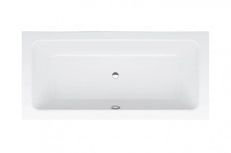 Ванна стальная Bette One 3314-000 190 х 90 х 42 см с шумоизоляцией, белая (для удлиненного слива-перелива) (детальная фотография)