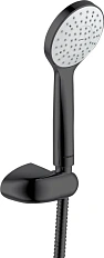 Душевой комплект Damixa Eclipse Graphite с настенным держателем и шлангом