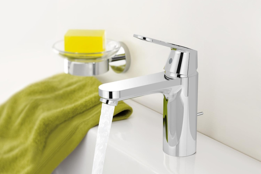 Смеситель для раковины Grohe Eurosmart Cosmopolitan с донным клапаном 23325000 (детальная фотография), современные, hi-tech