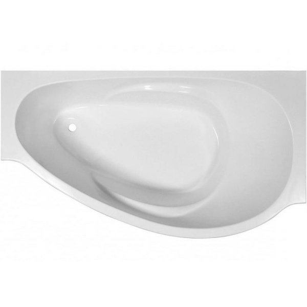 Ванна из литьевого мрамора Эстет Грация 170x94 см белая матовая, правая ФР-00014530 (детальная фотография), литьевой мрамор