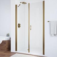 Душевая дверь профиль бронза стекло прозрачное Vegas-glass