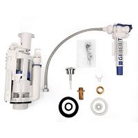 Механизм смыва для бачка, с кнопкой, цвет хром, GSI