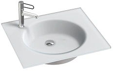 Раковина Jacob Delafon Odeon Rive Gauche 61 см матовый белый