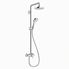 Душевая стойка Hansgrohe Croma Select S с однорычажным смесителем