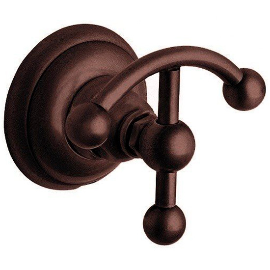 Крючок для ванной тройной Nicolazzi Classica 1481 (детальная фотография), металлические, стеклянные