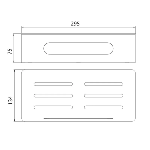 Полочка для ванной Lemark Shelf Line графит 9776045 (детальная фотография), современные, hi-tech