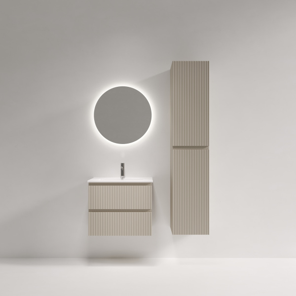 Тумба под раковину подвесная Sancos Snob R 60 см beige soft SNR60/39CE (детальная фотография), по запросу