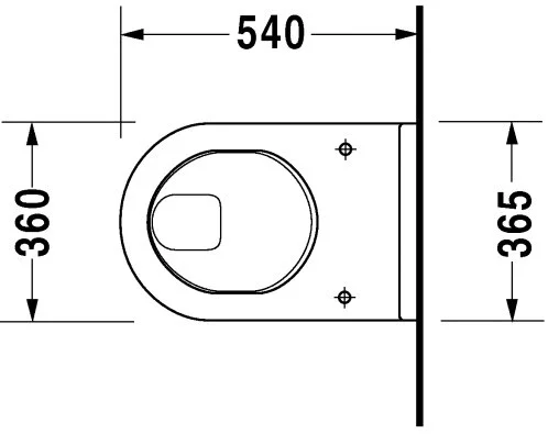 Унитаз подвесной Duravit Starck 3 белый 2201090000 (детальная фотография), современные, hi-tech, круглые