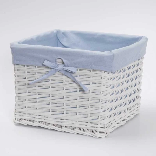 Корзина для белья WasserKRAFT Lopau плетеная WB-320-M (детальная фотография), напольные