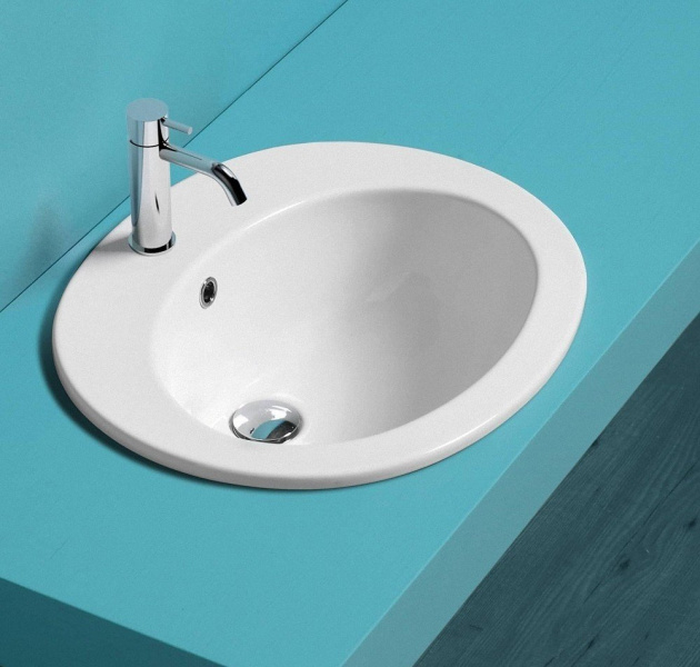 Раковина встраиваемая Simas Lavabi d’arredo Desmo S 52 (детальная фотография), современные, hi-tech