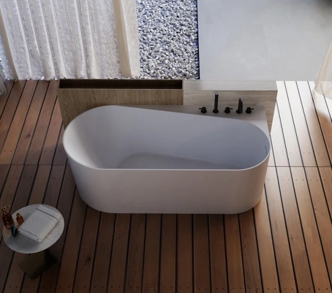 Акриловая ванна Abber 150х75 см левосторонняя AB9496-1.5 L (детальная фотография), нет в наличии