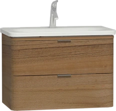 Тумба с раковиной подвесная Vitra Nest с 2 ящиками 80 см