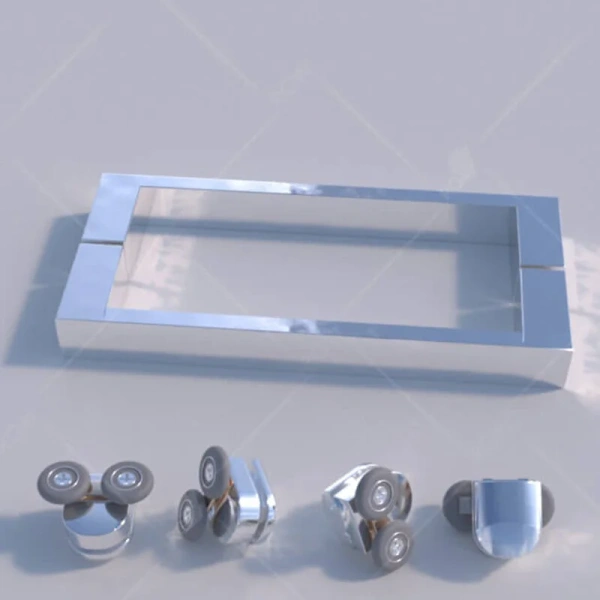 Душевой уголок RGW Classic CL-54 32095400 100х100 см раздвижная дверь (детальная фотография), современные, hi-tech