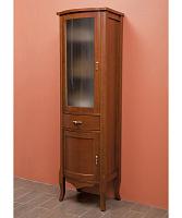 Шкаф-пенал, петли слева, цвет орех матовый, фурнитура бронза, La Beaute Nora