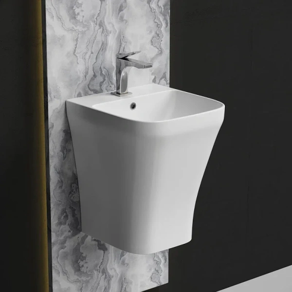 Раковина Ceramica Nova Dion 36 см подвесная, белая CN6067 (детальная фотография), подвесные, пристенные