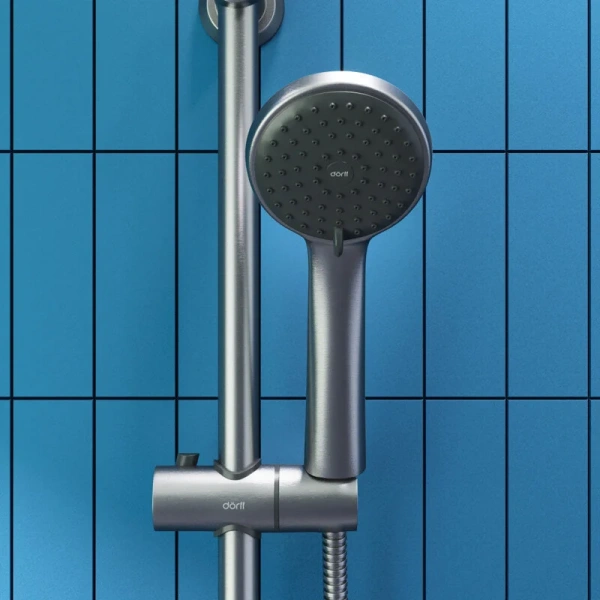 Душевой гарнитур Dorff Logic хром D0103000SS (детальная фотография), в наличии