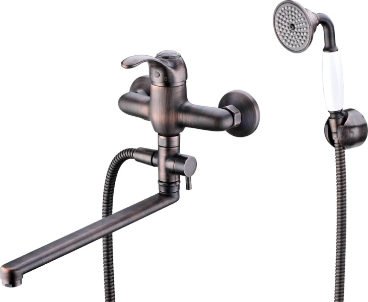 Смеситель для ванны WasserKRAFT Isar бронза 1302L (детальная фотография)