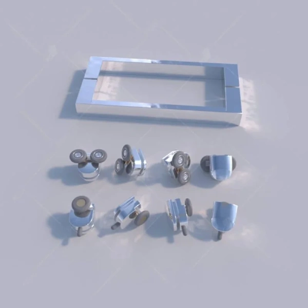 Душевая дверь в нишу RGW Classic CL-14 100 см профиль хром 32091410-11 (детальная фотография), 100 см