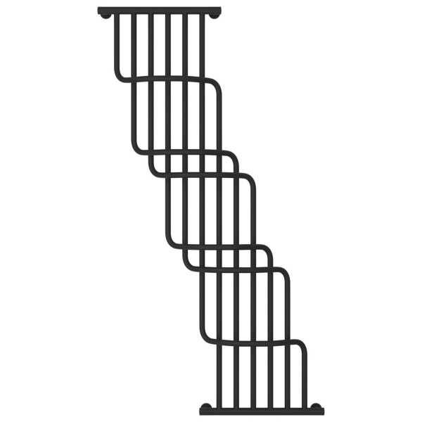 Полотенцесушитель водяной, цвет темный титан муар, Сунержа Нега 1700х1000 15-0225-1710 (детальная фотография), с нижним подключением