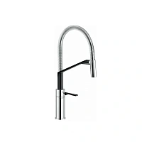 Смеситель для кухни Nobili Heron хром/черный