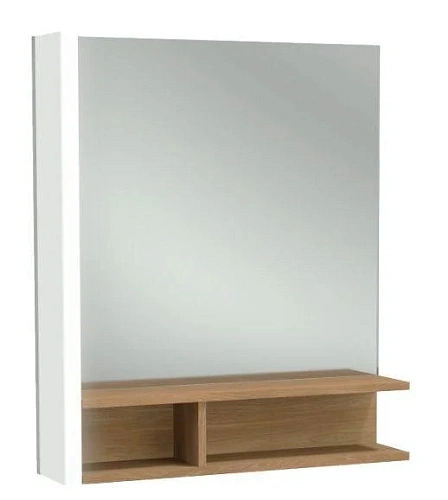 Зеркало с подсветкой справа Jacob Delafon Terrace 60 см полочка из цельного дерева - фото 13