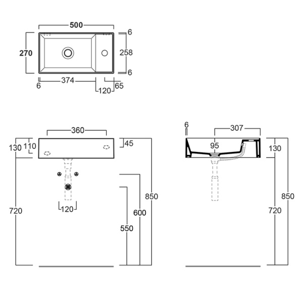 Схема (детальная фотография), подвесные, пристенные