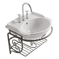 Консоль с раковиной Globo Paestum