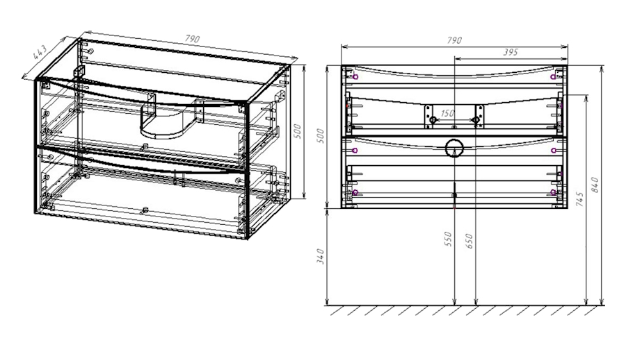 Схема (детальная фотография), под дерево