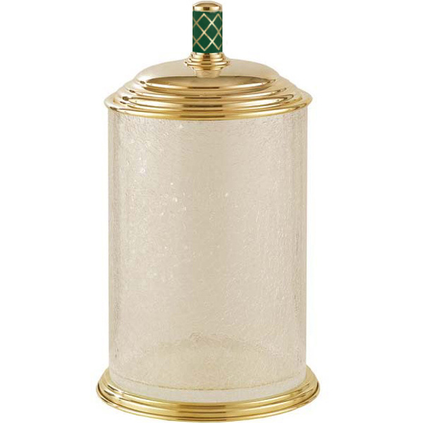 Мусорное ведро Boheme Murano декор бирюзовый 10914-GR-G (детальная фотография)