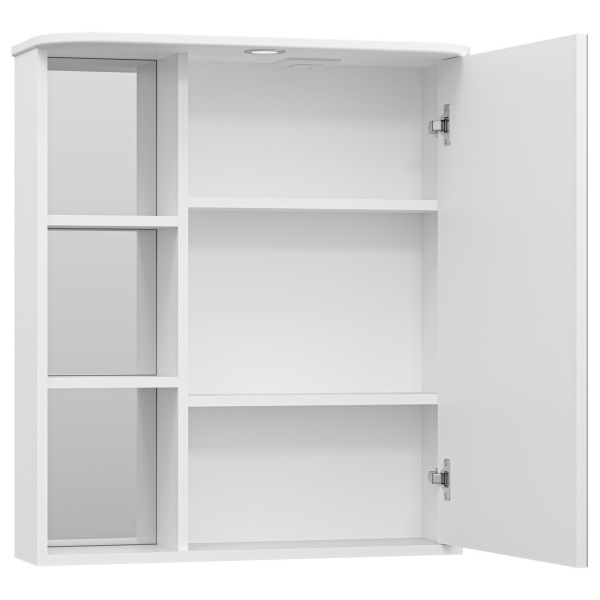 Зеркальный шкаф, зеркало справа, полочки слева, Misty Венера П-Внр04070 (детальная фотография), недорогo