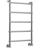 Полотенцесушитель водяной цвет:полированный никель Margaroli 442-5, 5 секций