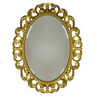 Зеркало овальное без фацета, цвет золото, Tessoro Isabella 82