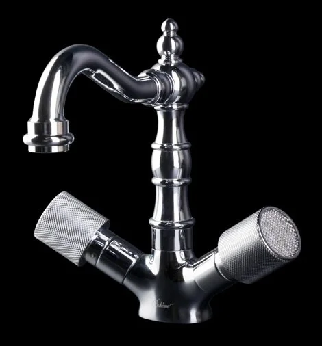 Смеситель для раковины Boheme Royal Cristal высокий (детальная фотография)