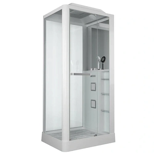 Душевая кабина Grossman 80x100 см белая - фото 1
