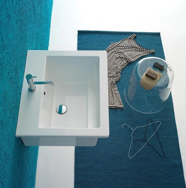 Раковина Globo Forty3 60 см белая FO063.BI*1 (детальная фотография), белые