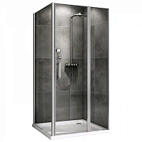 Душевой уголок Abber Sonnenstrand 120х90 см профиль хром