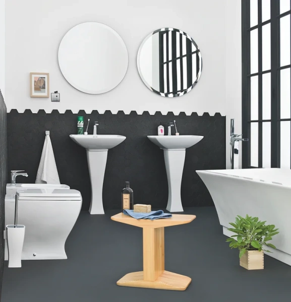 Унитаз напольный ArtCeram Jazz белый JZV002 01 00 (детальная фотография), без бачка, со скрытым бачком