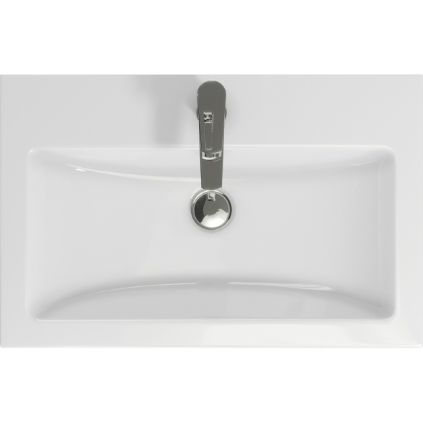 Раковина Cersanit Como 70 см белая S-UM-COM70/1-w (детальная фотография), подвесные, пристенные