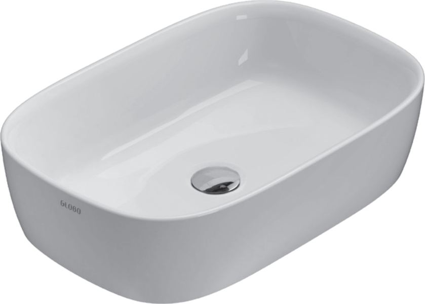 Раковина накладная Globo Genesis GE045 GE045.BI (детальная фотография)