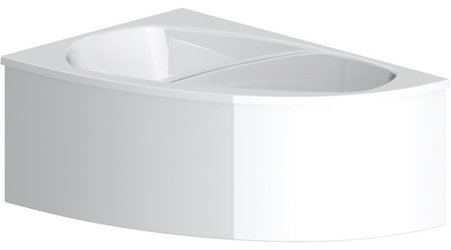 Ванна из литьевого мрамора левая Astra-Form Тиора (детальная фотография), недорогие, глубокие