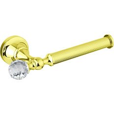 Бумагодержатель Cezares Olimp золото 24 карат с кристаллом Swarovski