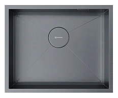Мойка для кухни Omoikiri Kasen 54-16-INT-GM 54 см вороненая сталь