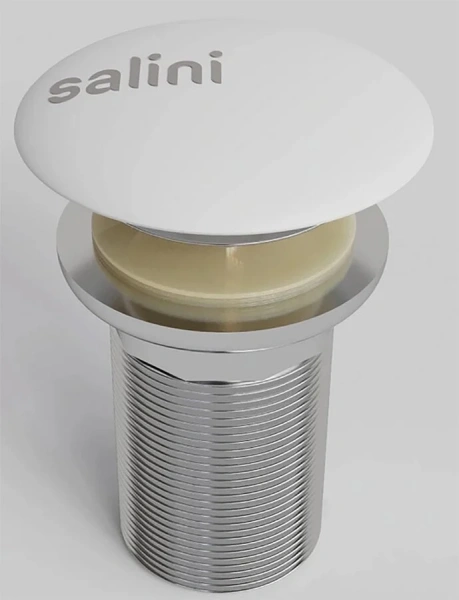 Донный клапан Salini белый глянцевый 161201G (детальная фотография)