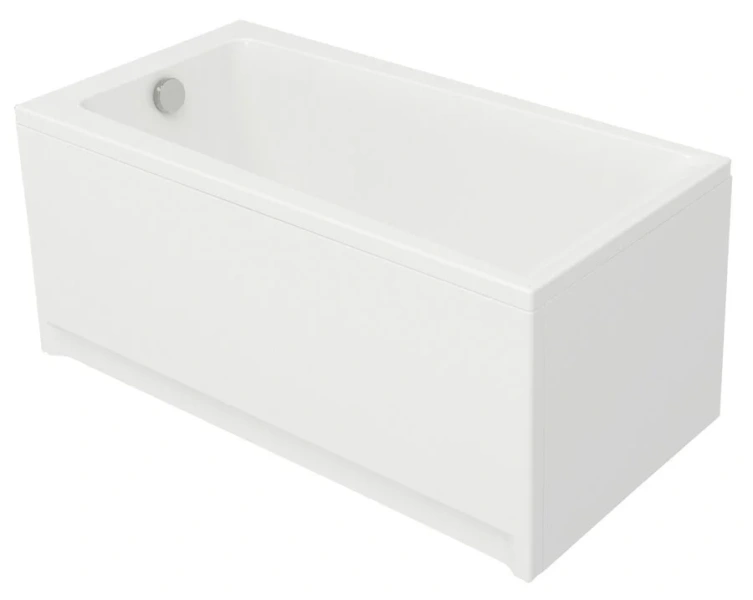 Ванна акриловая Cersanit Lorena 140x70 см приставная 63345 (детальная фотография), современныe, hi-tech