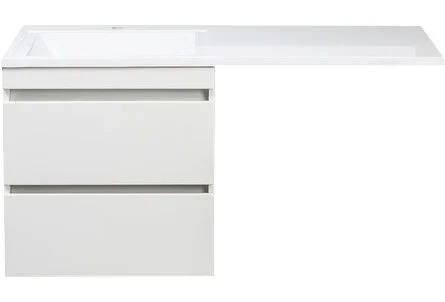 Тумба с раковиной подвесная Style Line Даллас СС-00000469 120 см с ящиками (детальная фотография)