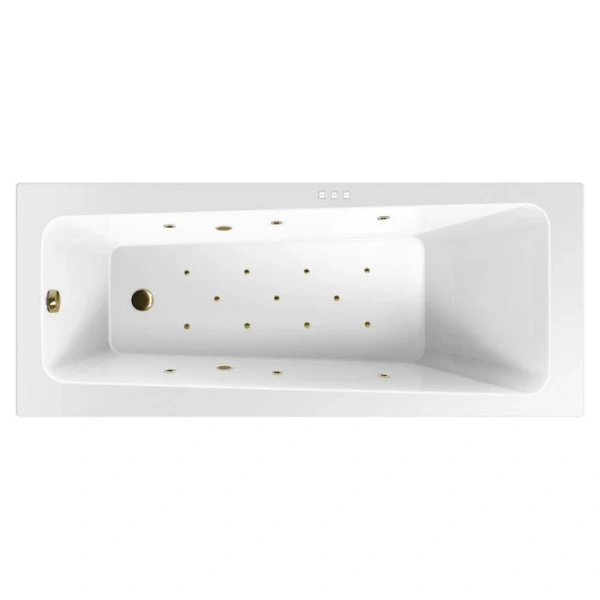 Ванна гидромассажная Excellent Ava Relax 170 x 70 см, белый/бронза, WAEX.AVA17.RELAX.BR (детальная фотография)