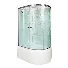 Душевая кабина Deto EM 110x80 см без крыши