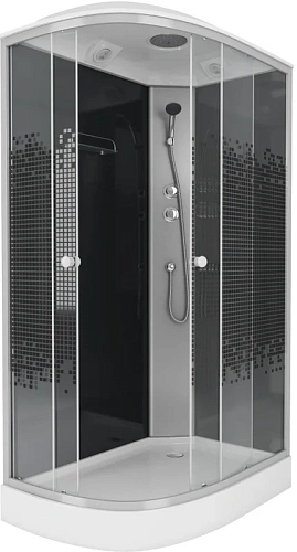 Душевая кабина Niagara Eco 120x80 см правая, стекло мозаика - фото 4