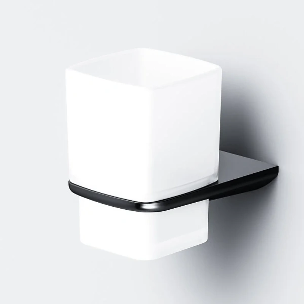 Набор аксессуаров для ванной Am.Pm Inspire 2.0 черный матовый AK50B1003B (детальная фотография), нет в наличии