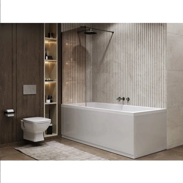 Ванна акриловая Santek Фиджи 1WH501706, 180 x 80 см, белая (детальная фотография), без гидромассажа, недорогие